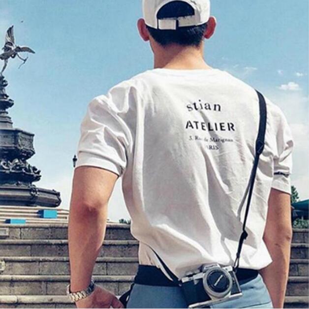

2021 Summer Mens Designer T Shirt Casual Man Womens Loose Tees With Letters Print Short Sleeves Top Fashion Luxury Men T Shirt Size S-2XL, White