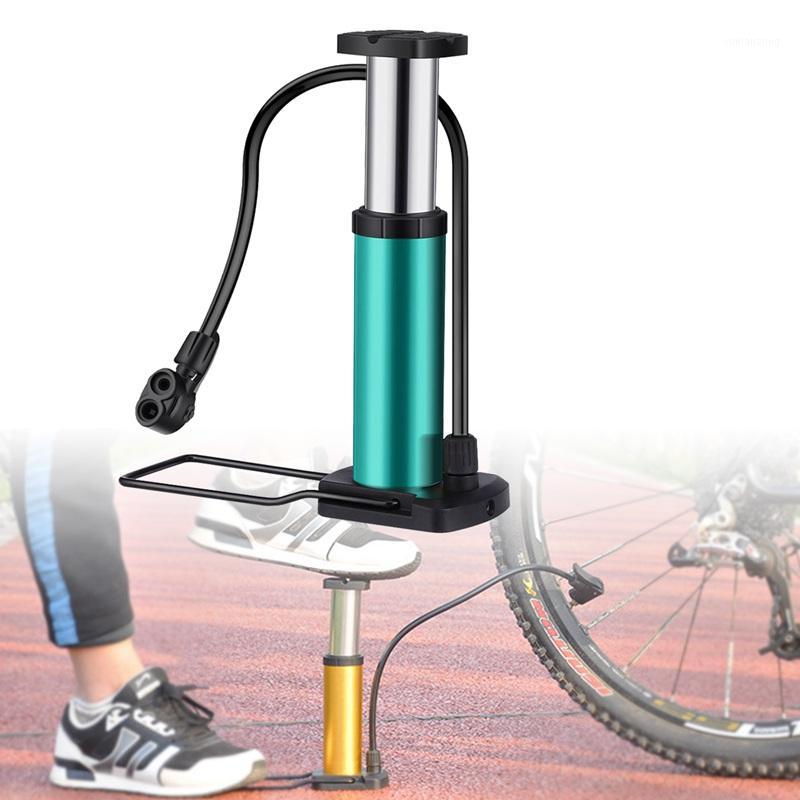 

Bike Pump Mini Bike Floor Pump Foot Activated Bicycle Air and Aluminum Alloy Portable Mountain Tire Com1
