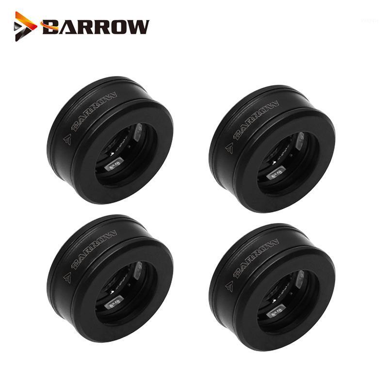 

4PCS Barrow Black G1/4" OD14MM Hard Tube Hand Compression Fittings,Tube Body Beautify RGB Connector,Seller Recommend,GJLT-011