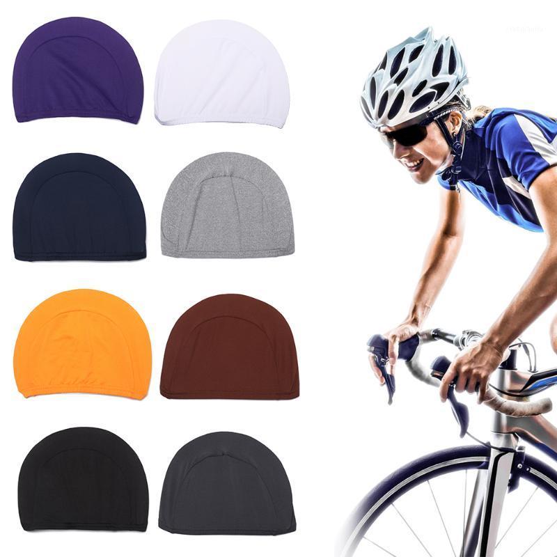 

1Pc Quick Dry Outdoor Cycling Caps Men Women Windproof Bike Hats Running Skiing Helmet Liner Skull Cap Bicycle Beanie Hat DROPSH1, White
