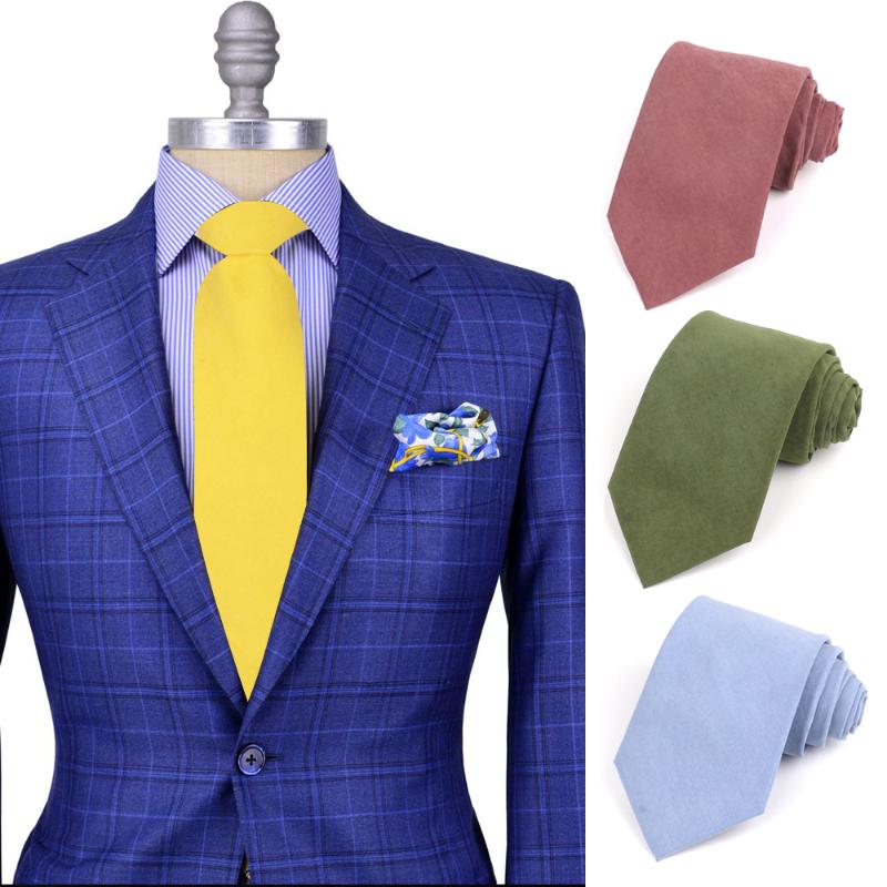 

Solid Neck Tie For Men Women Casual Yellow Neck Ties Suits Classic Ties For Wedding Business Slim Men Necktie Adult Tie Gravatas