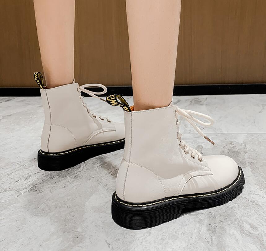 2021 American fashion hot-selling British ankle boots Autumn high quality women's casual shoes