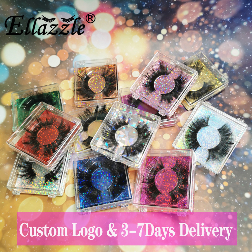 

fedex dhl 25mm lashes 5d mink eyelashes wholesale 3d mink lashes handmade dramatic mink lashes makeup free custom logo