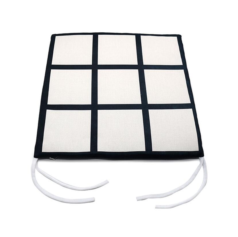 

Jiugongge cushion cover Sublimation Grids Blanket Blank Mat Thermal Transfer Printing Blankets Wrap Thick Grid Panels Blanket F110504, Black white