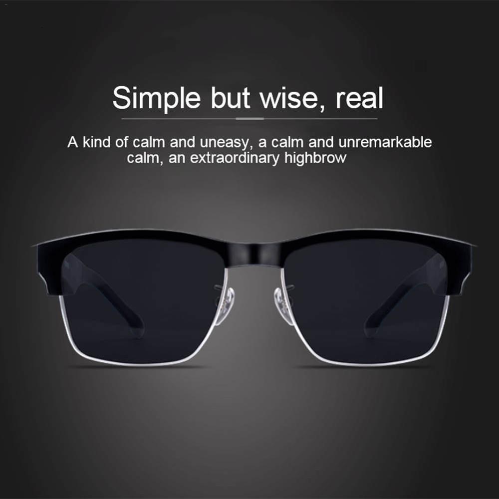 

5.0 Outdoor Smart Bluetooth Glasses Wireless Sport Headset With Microphone Anti-Blue Sunglasses