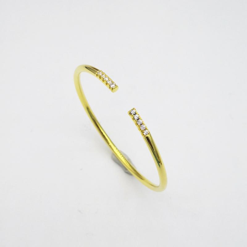 

S925 charm ladies open bracelets fashion popular simple women's bracelets