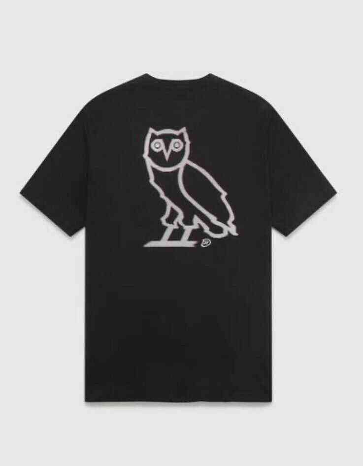 

Men's T-Shirts High Quality Brand Ovo Men's T-shirt Printed Shirt Trendy Short Sleeve Hip Hop Street Fashion Men Size S-3xl, White