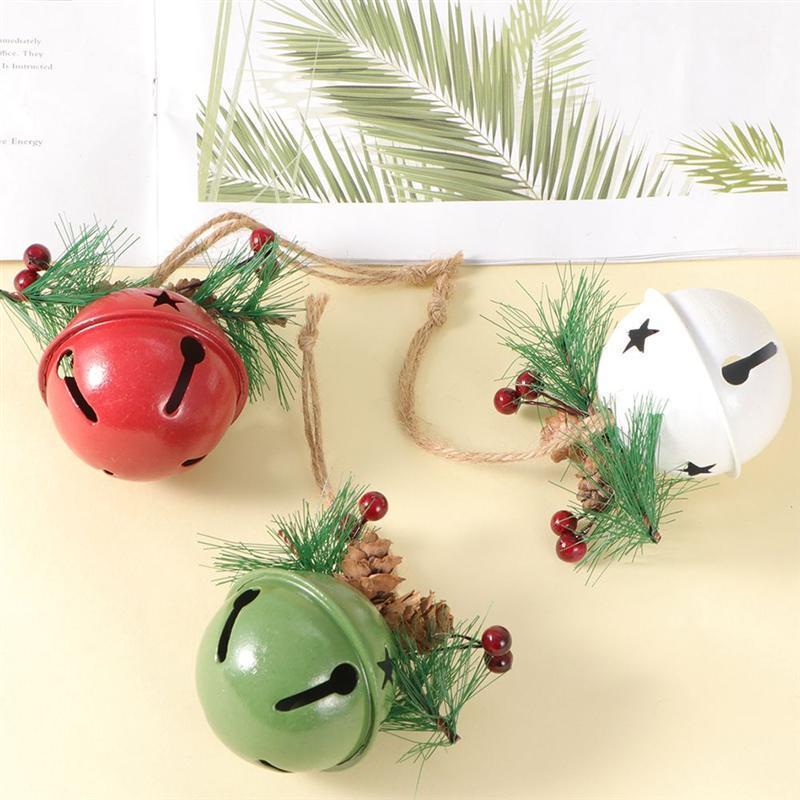 

2Pcs Christmas Tree Jewelry Accessories Fashion Iron Bell Hang Decorations1