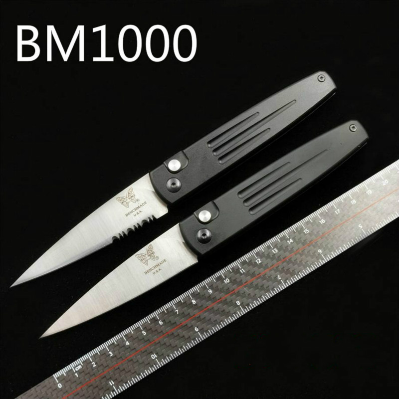 

Tactical Pocket Blade Knife EDC Handle Survival BM1000 Alloy T6061 Knives Benchmade Aluminum Automatic S30V Mdngk