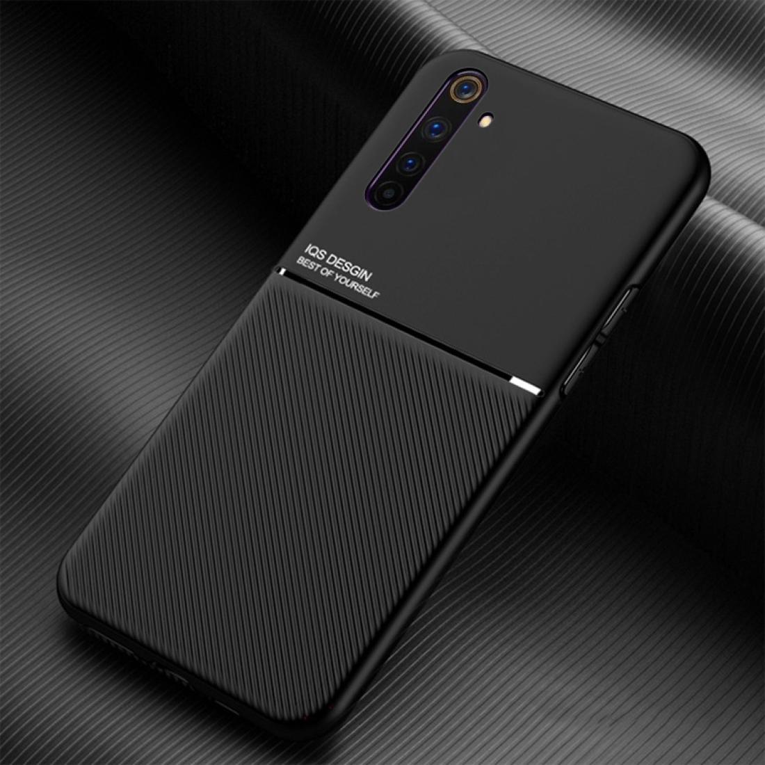 

For OPPO Realme 6 Pro Classic Tilt Strip Grain Magnetic Shockproof PC TPU Case