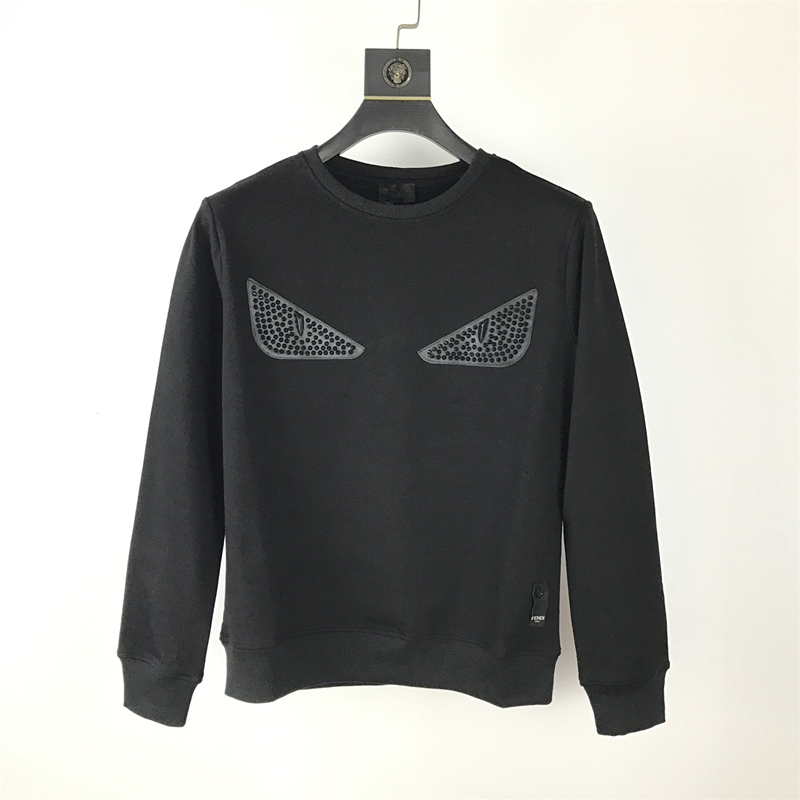 

yj Designerv Hoodie Sweatshirt Men Women Cotton Sweater Hoodie Fashion Long Sleeve Black Eyes Print Pullover Hoodies Streetwear Sweatershirt