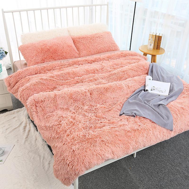 

160*200cm Elegant Throw Blanket For Bed Sofa Bedspread Shaggy Bedding Soft Conditioning Blanket Air Long Sheet Warm1