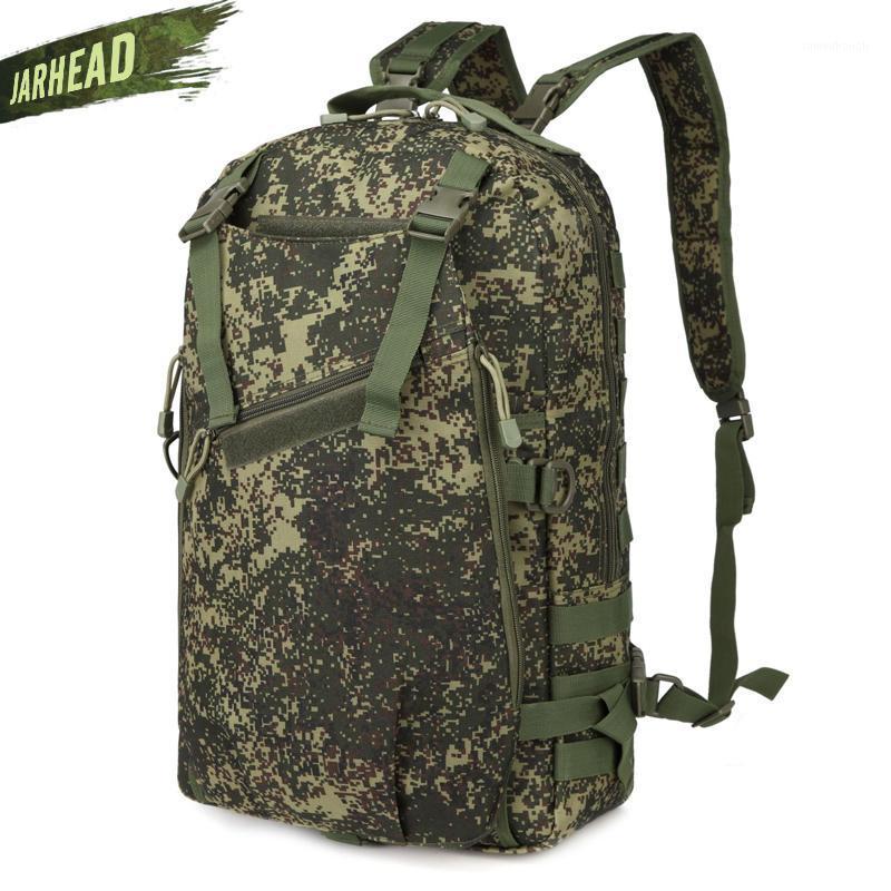 

35L Outdoor Tactical Backpack Oxford Cloth Camouflage PUBG Separable Survival Backpack Sports Mountaineering Rucksack1, Black