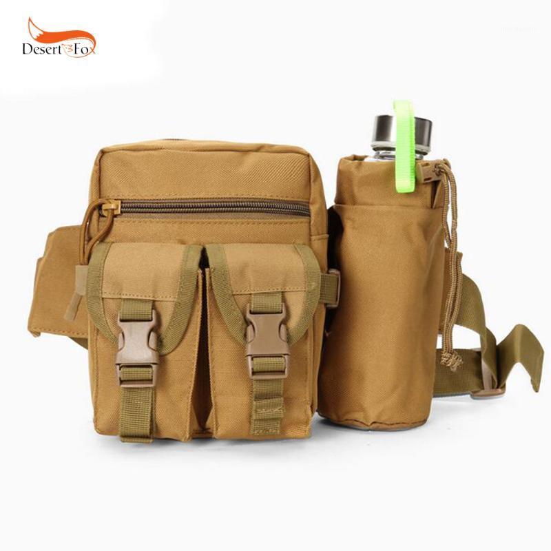 

5 Color Tactical Water Bottle Pouch Waterproof Nylon Molle System Holder for Survival Kits Hunting Outdoor Sport1, Black