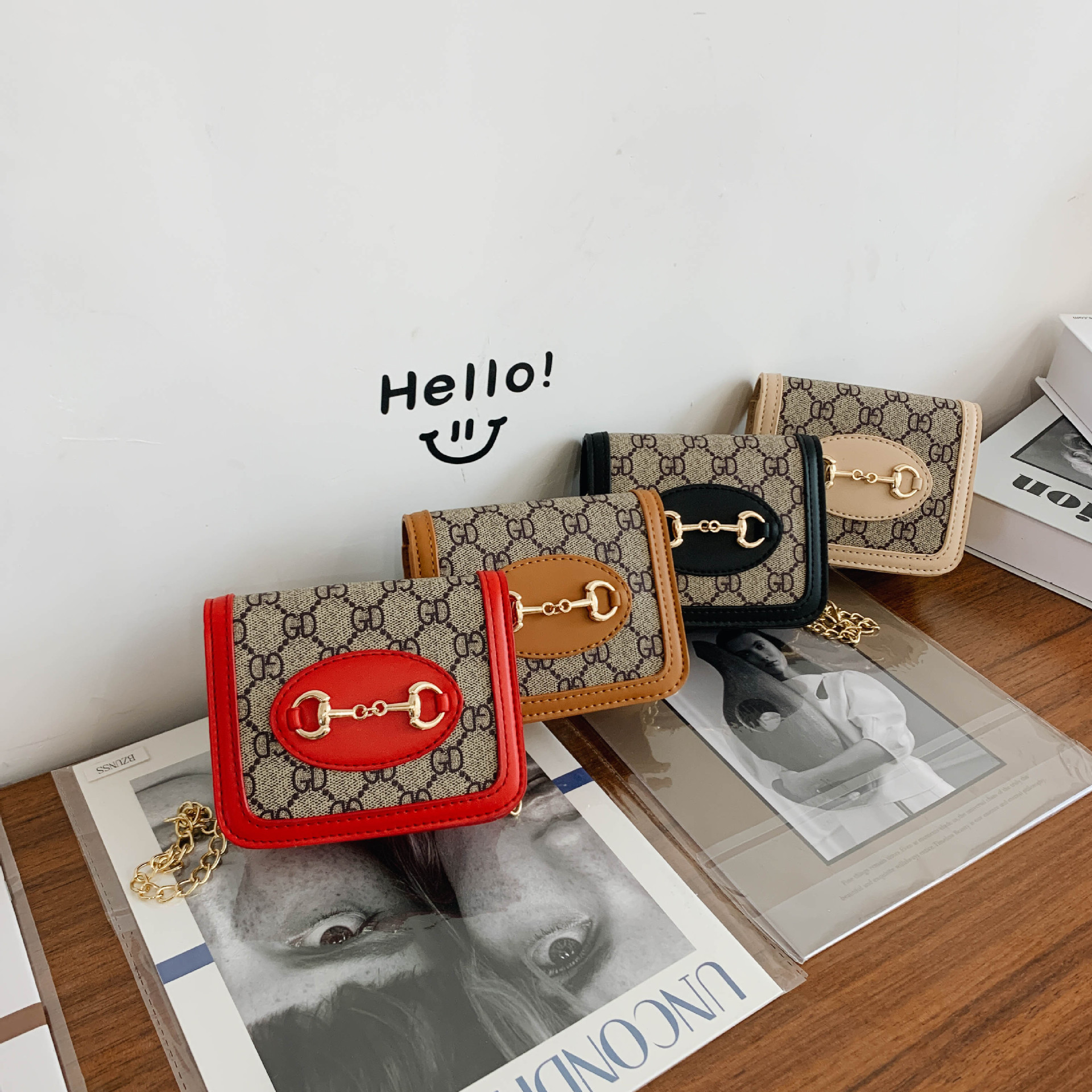 

Designer Kids Bags Children Letter Princess Handbag Fashion Girl Shoulder Bag Princess Mini Change Purse Casual Shoulder Bags S864, Khaki