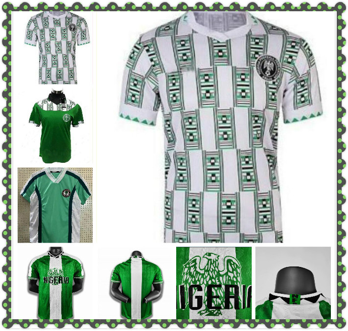 

1998 OKOCHA retro soccer jersey 98 KANU OLISEH Finidi YEKINI BABANGIDA WEST Africa national team classic football shirt, Purple