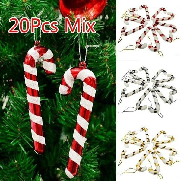 

20Pcs Random Mix Christmas Candy Tree Hanging Ornaments Home Party Decoration Merry Christmas1