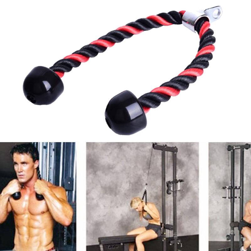 

Resistance Bands Unisex Pull Rope Nylon Triceps Twisted Down For Arm Strength Gym Home Fitness Equipment Traini