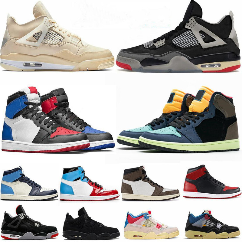 

New Shoes Jumpman 1 1s OG High Pine Green Black Court Purple Royal Bred Toe NC Obsidian UNC game Basketball Sneakers trainers