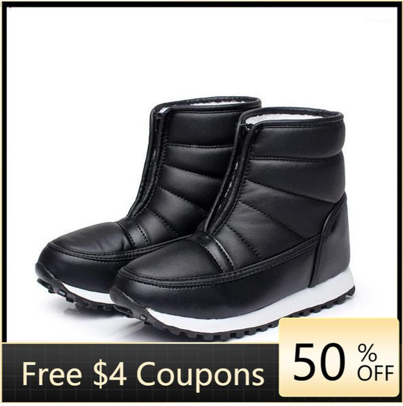 

Brand Fashion 2020 Hot Warm/comfortable Snow Boots for Women Boots EUR35-45 Color Wine/ Burgundy/black Pu Thickening Warm1, Wine red