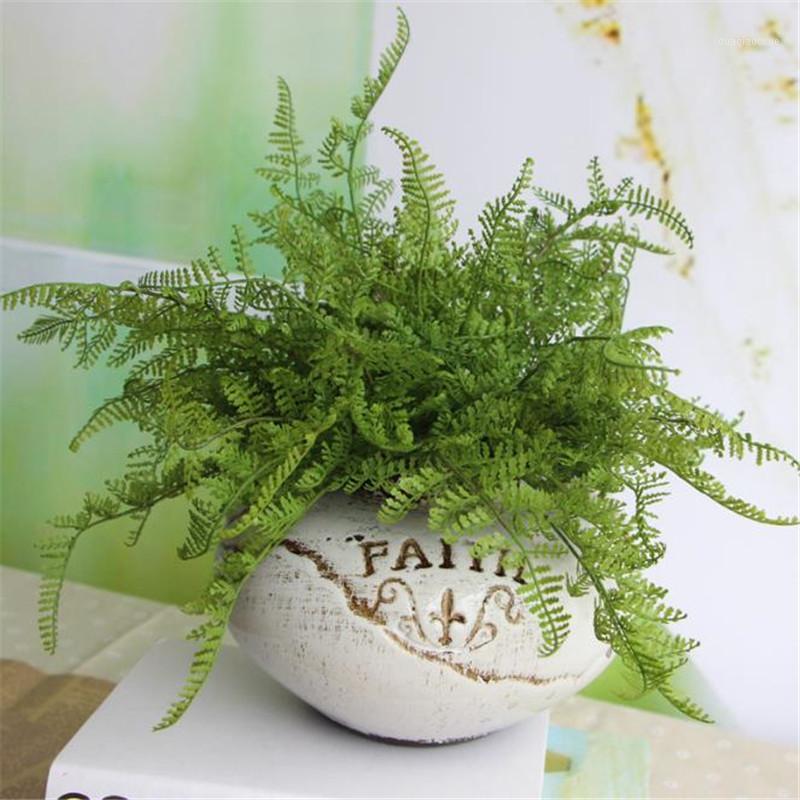 

High quality artificial plant fern simulation plant leaf creative plastic green home bedroom wedding new year decoration1, Small