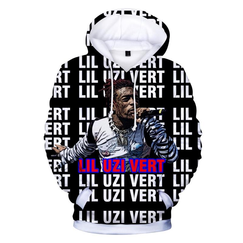 

Lil Uzi Vert 3D Hoodies Fashion Hip Hop Loose Hoodies Men Women Cotton Sweatshirt Autumn Hoodie Rapper Lil Uzi Vert Swag