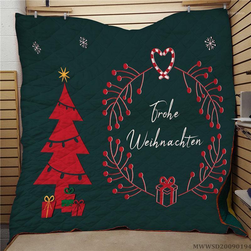 

Merry Christmas 3D Creative Print Quilt Fashionable Modern Home Bed Set Super Soft Breathable For Kids Children1
