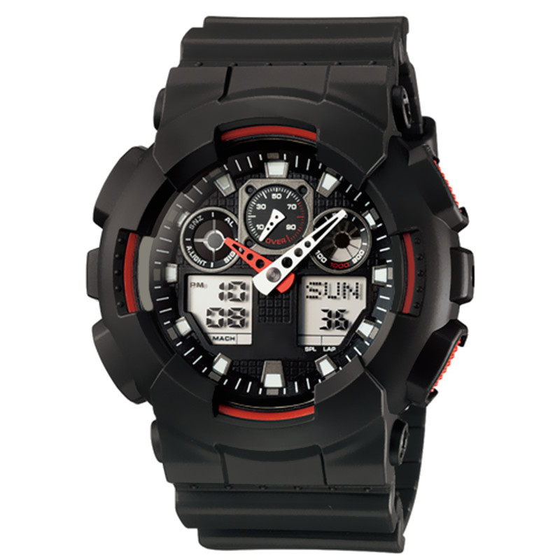 

2020-Hot selling boy digital LED watches, men's sports waterproof watches, rubber watches, all functions, outdoor mountaineering watches, Gk-9