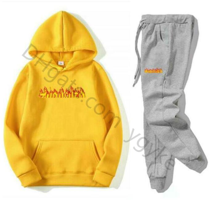 

Fashion sweatsuit mens Tracksuits Famous Brand hoodies + pant Men s Clothing Sweatshirt Pullover man women Casual Tennis Sporting suits Sweat Suit, Gray