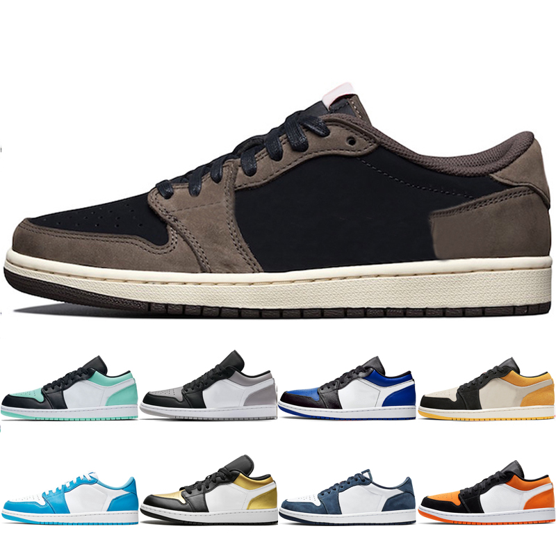 

1 1s Low Mens Women Basketball Shoes Midnight Navy Military Gold Toe Themed Laser Blue womens mens Athletic Sports Trainers Sneakers Shoes