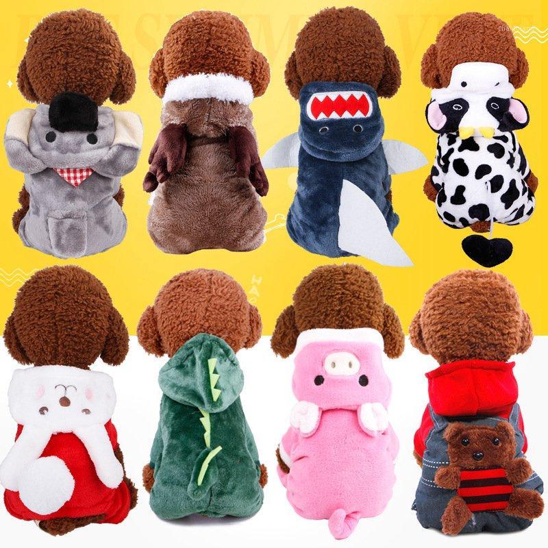 

Cartoon Animal Yorkshire Terrier Clothes Tracksuit For Dogs Overalls Pajamas For Cats Winter Warm Pet Jumpsuit Pajamas1