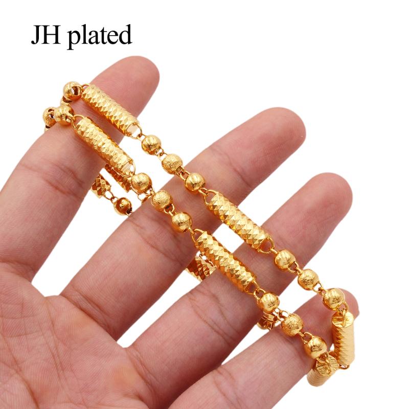 

Necklace jewelry chain length 50cm wholesale chains Necklaces 24K gold colour chain on the neck necklace jewelry for men/women