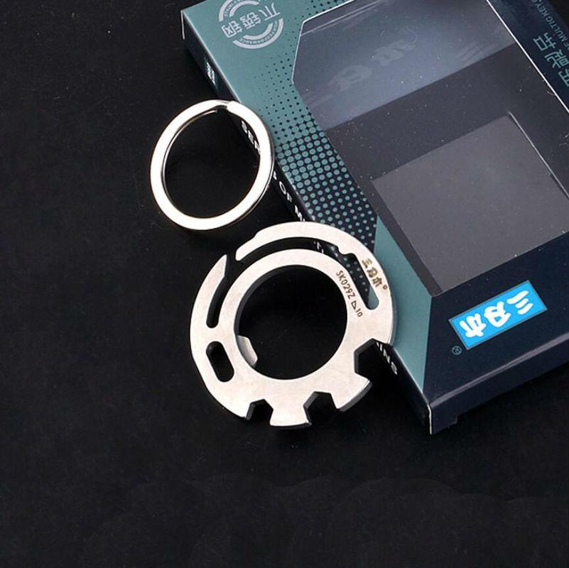 

Sanrenmu keychain hand tool portable mini multi tool set HIgh quaity 3cr13 stainless steel bottle opener
