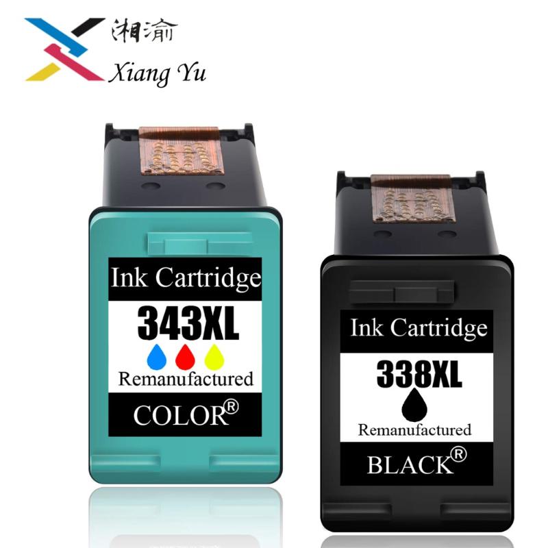 

338 343 XL Remanufactured Ink Cartridge Replacement for 338 343 for Deskjet 5740 6520 6540 6840 Photosmart 8150 printers