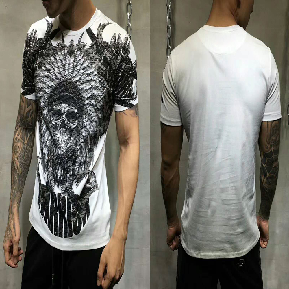 

Pp Bag Packaging! Mens Luxury Designer Shirts New Summer Short Sleeve Men Shirt Casual Print Pure Cotton T-shirt Dy801 1tid, White
