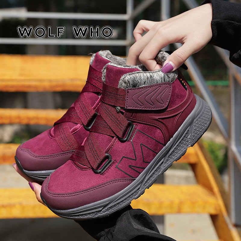 

2020 Hot Sale Women's Ankle Boots Keep Warm Cotton Winter Shoes Women High-Cut Boot Female Non-slip Flats Short Boots H23, Black