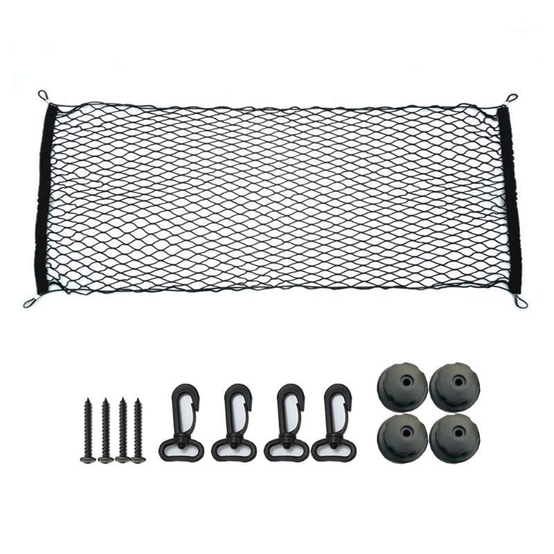 

115x60cm Universal Car Trunk Net Elastic Luggage Net Cargo Organizer Storage Nylon Stretchable Car Interior Mesh Network Pocket1