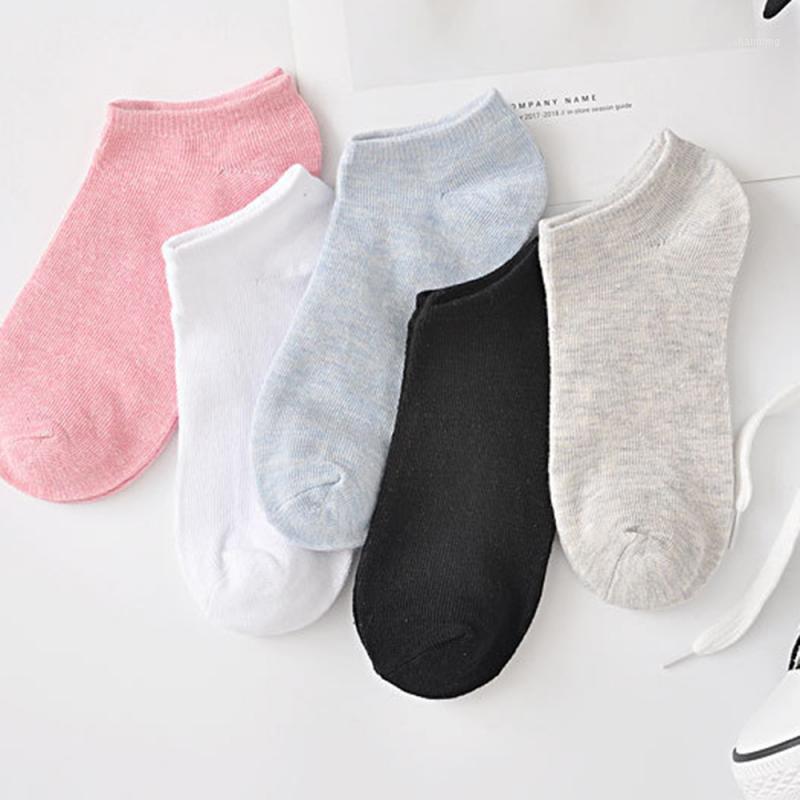 

Color Cotton Female Socks Solid Color Ladies Short Socks Candy Invisible Shallow Mouth Female1, 02