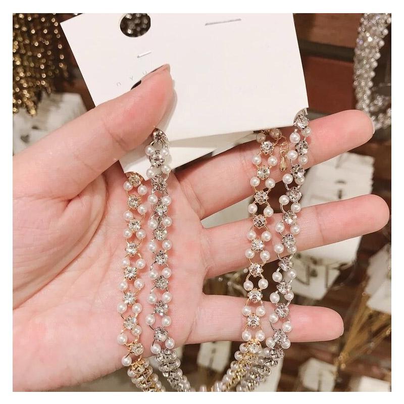 

COWBREAD Sweet Women Necklace Broken Pearl Choker Surrounding Necklace Temperament Wild Clavicle Chain Neck Jewelry1