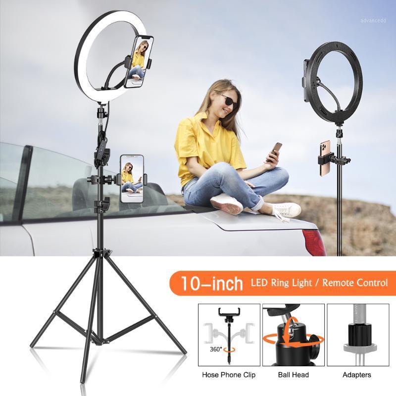 

10" LED Ring Light Photographic Selfie Ring Light with Tripod For Smart Phone Youtube Makeup Video Studio Tripod Lamp1