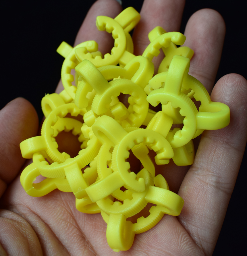 

Pupular 10mm 14mm 19mm Plastic Keck Clip Laboratory Lab Clamp Clip Nectar Collector Glass adapter for Glass Bong Dab tool