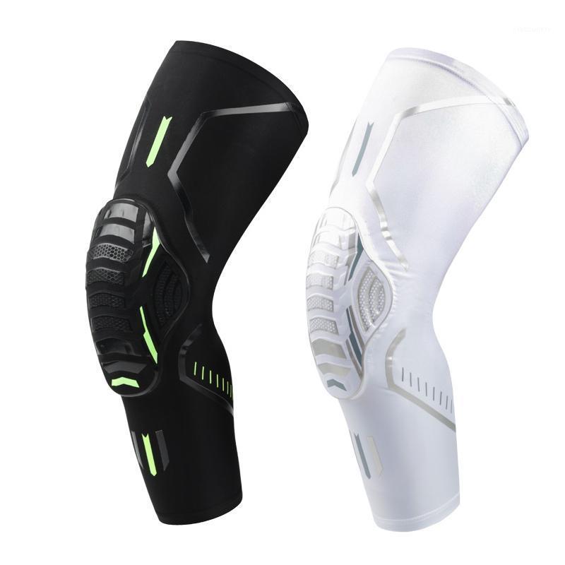 

1PC Breathable Absorb Sweat Basketball Knee Pad Honeycomb Shockproof Long Leg Sleeves Knee Brace Football Sports Guard1, Qj3046w
