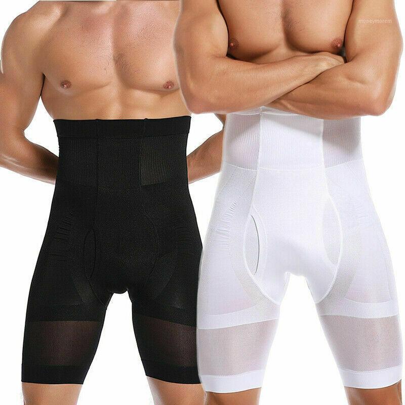 

Men's Body Shaper Tummy Control Slimming Shapewear Shorts High Waist Abdomen1, Black