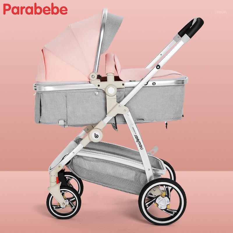 

High Landscape Baby Strollers Brands Portable Pushchair Carriage Big Wheels Strollers For Newborns Pink Girls Toddler Bike Pram1