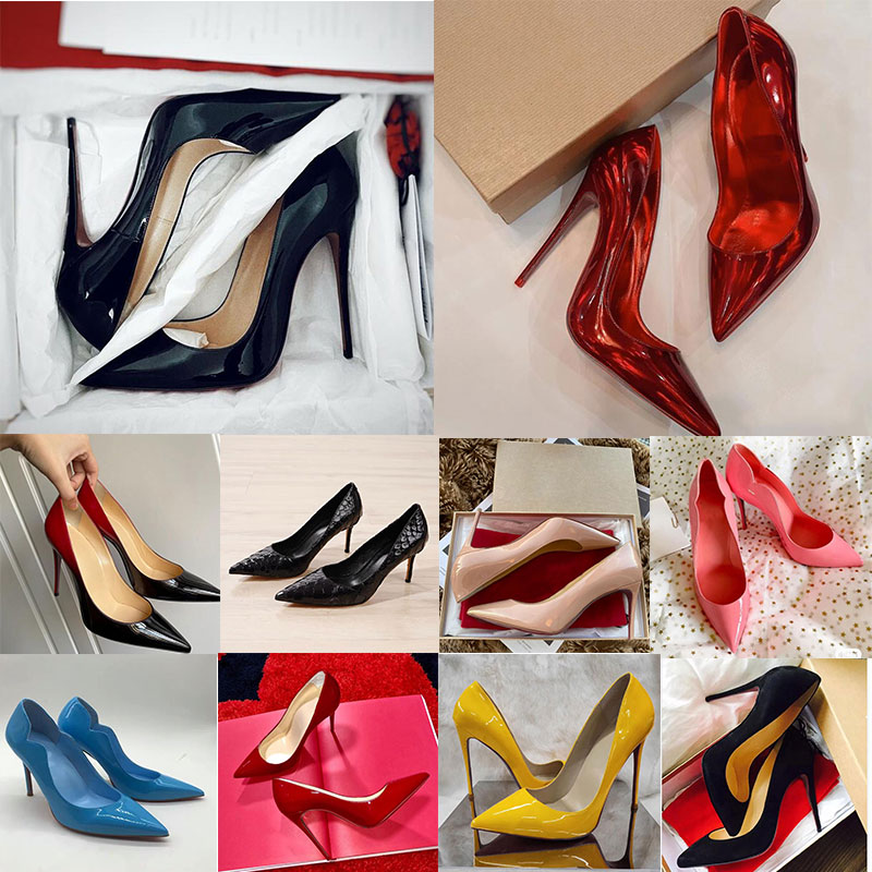 

Women High Heel So Kate designers Dress shoes Styles Red Bottom white black nude Stiletto Heels 8 10 12CM Genuine Leather Point Toe Pumps loafers Rubber size 35-44, 39