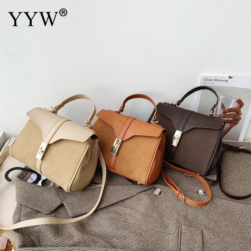 

Luxury Handbag Vintage PU Leather Women Bag Fashion Ladies Hand Bags Bag For Women Lady's Messenger Satchel Crossbody Handbag, Black