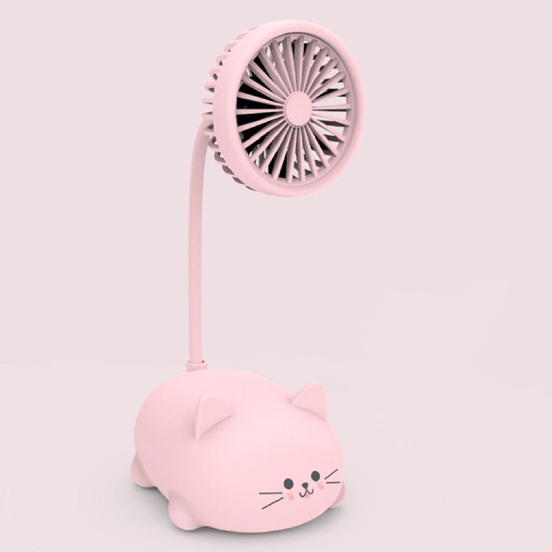 

Student Desktop Learning Cute Cartoon Mini Fan StyleKitten