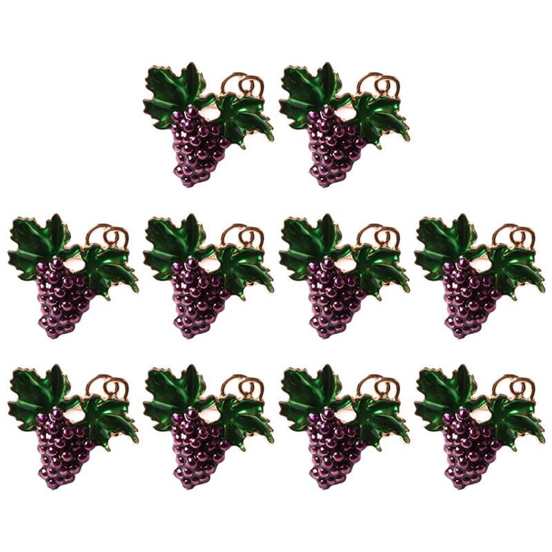 

Promotion! 10Pcs Western Fruit Napkin Buckle Grape Napkin Ring Holder Metal Mouth Cloth Ring Tableware