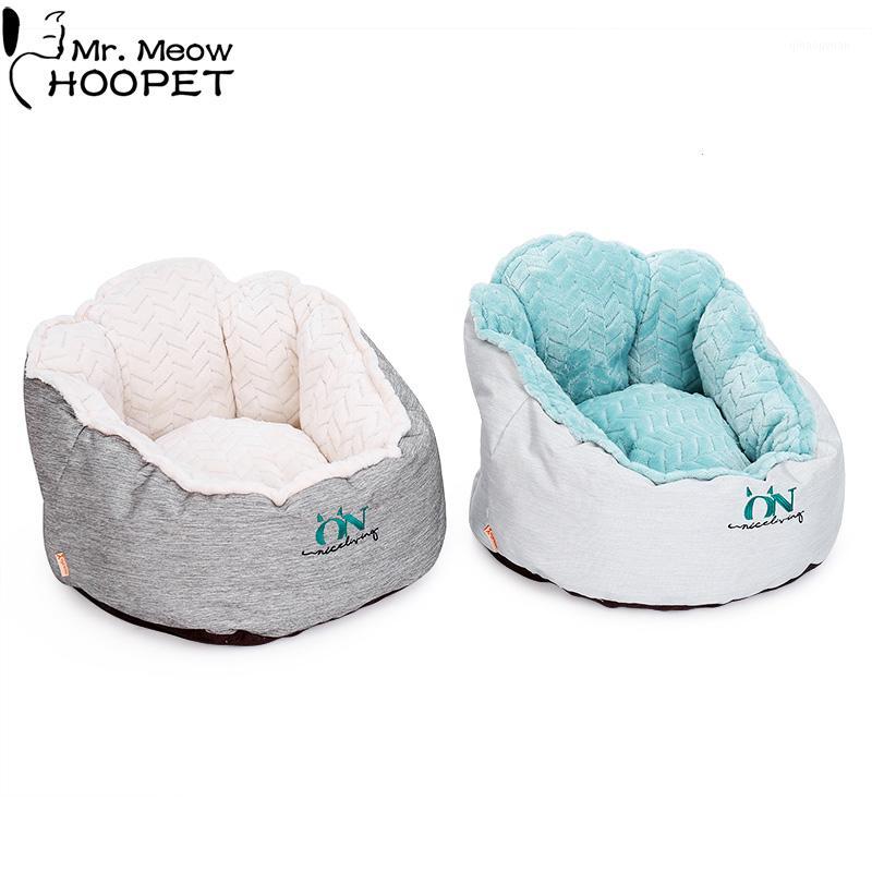 

Hoopet Pet Cat Cave Cat Puppy Bed Warm Bed House Small Dog Nest Non-Slip Bottom1