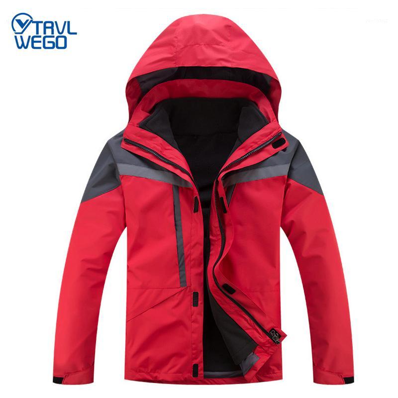 

TRVLWEGO Winter Men' Ski Jacket Men Snowboarding Jackets Men Removable lining Male Sport Waterproof 3 In 1 Warm Skiing Coat1, Blue